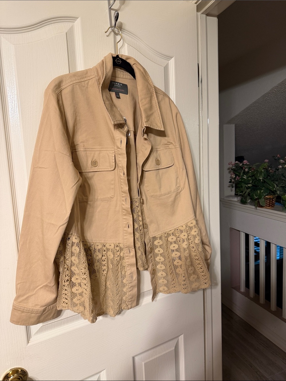 Torrid Lace Peplum Jacket